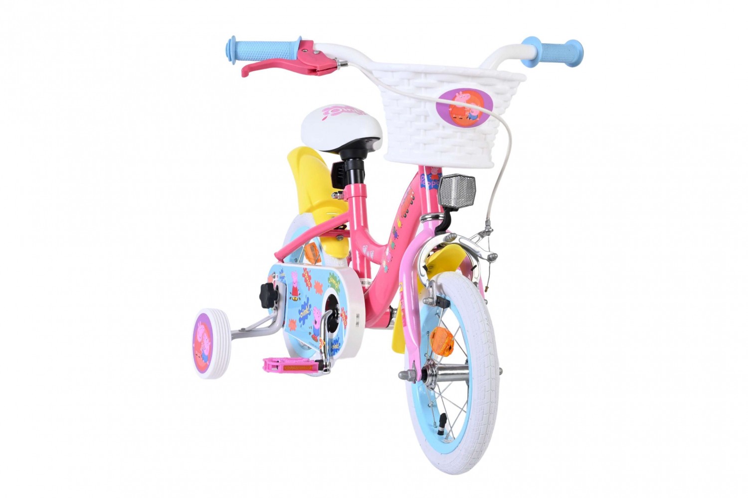 Peppa Kinderfiets Meisjes 12 inch Roze