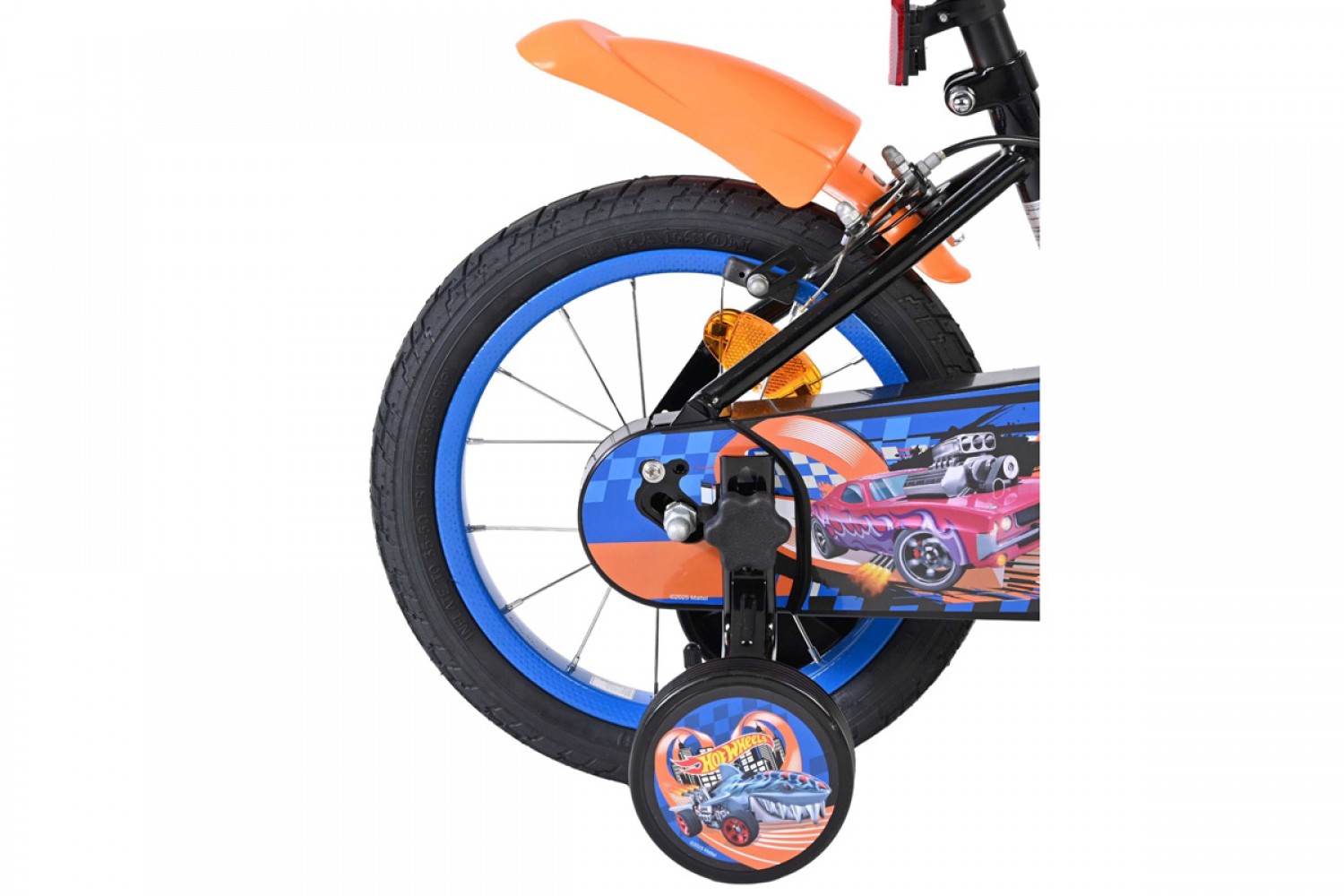 Hot Wheels Kinderfiets Jongens 14 inch Zwart | Twee Handremmen