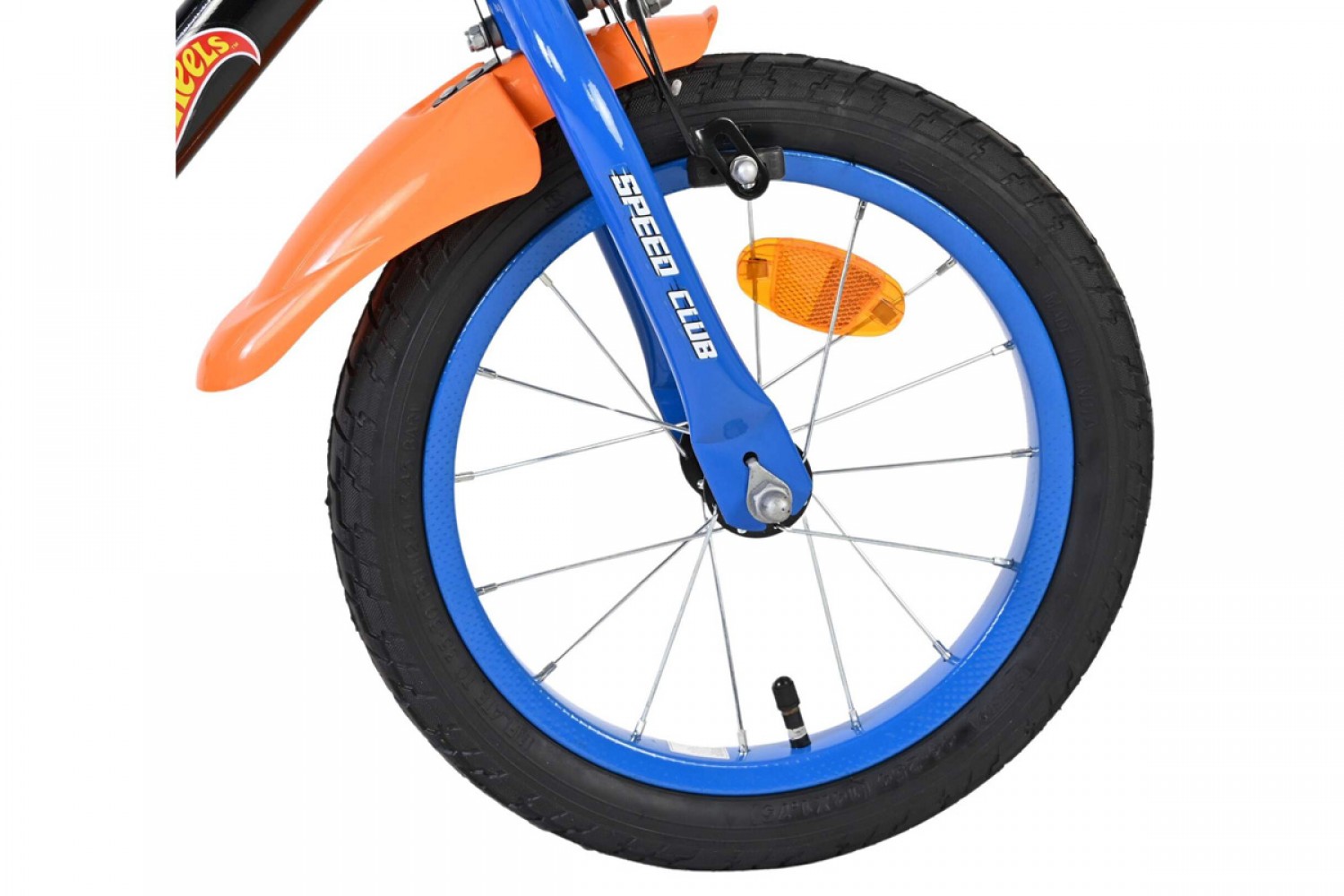 Hot Wheels Kinderfiets Jongens 14 inch Zwart | Twee Handremmen