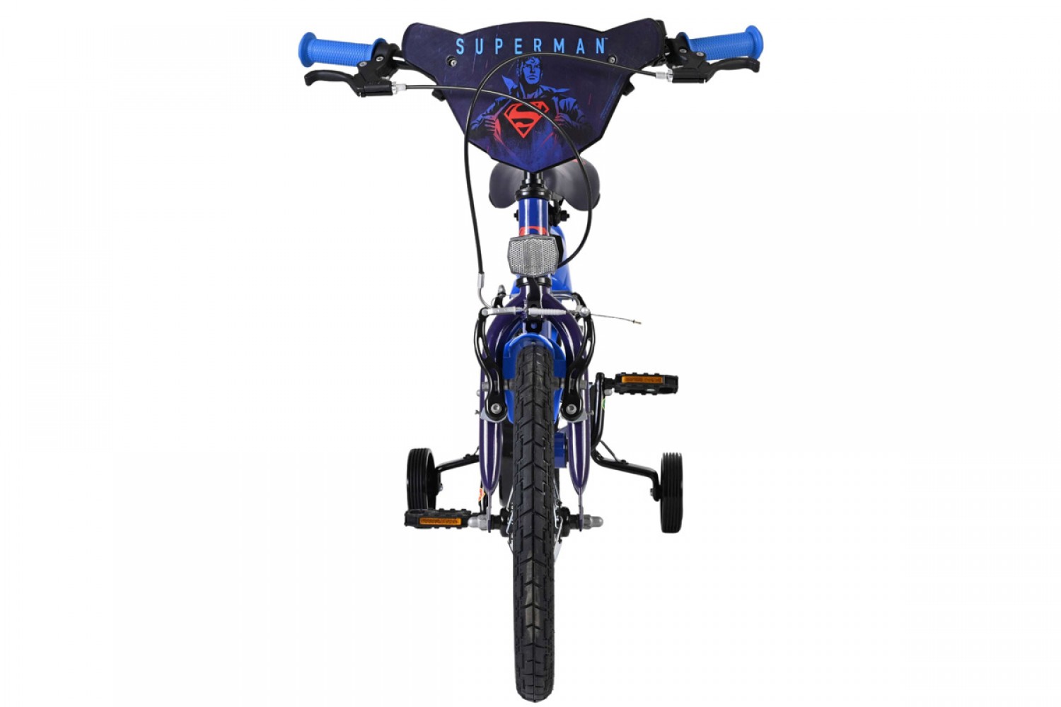 Superman Kinderfiets Jongens 16 inch Blauw | Twee Handremmen
