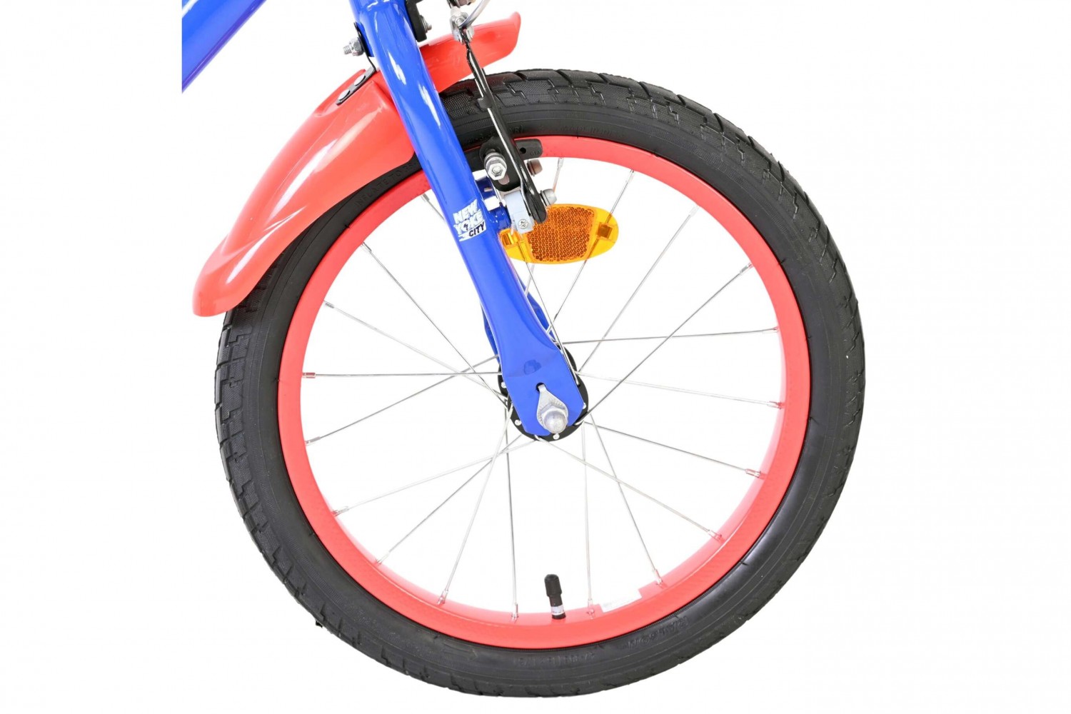 Sonic Kinderfiets Jongens 16 inch Blauw | 2 Handremmen (Geen terugtraprem) Sonic Kinderfiets Jongens 16 inch Blauw | 2 Handremmen (Geen terugtraprem)