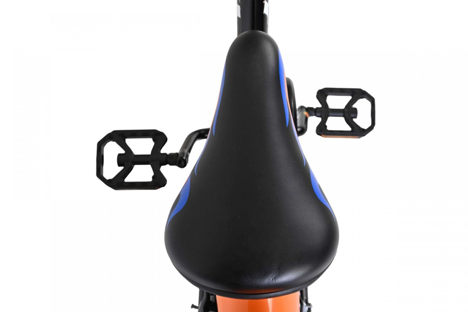 Hot Wheels Kinderfiets Jongens 16 inch Zwart Oranje Blauw | Twee Handremmen