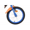 Hot Wheels Kinderfiets Jongens 16 inch Zwart Oranje Blauw | Twee Handremmen