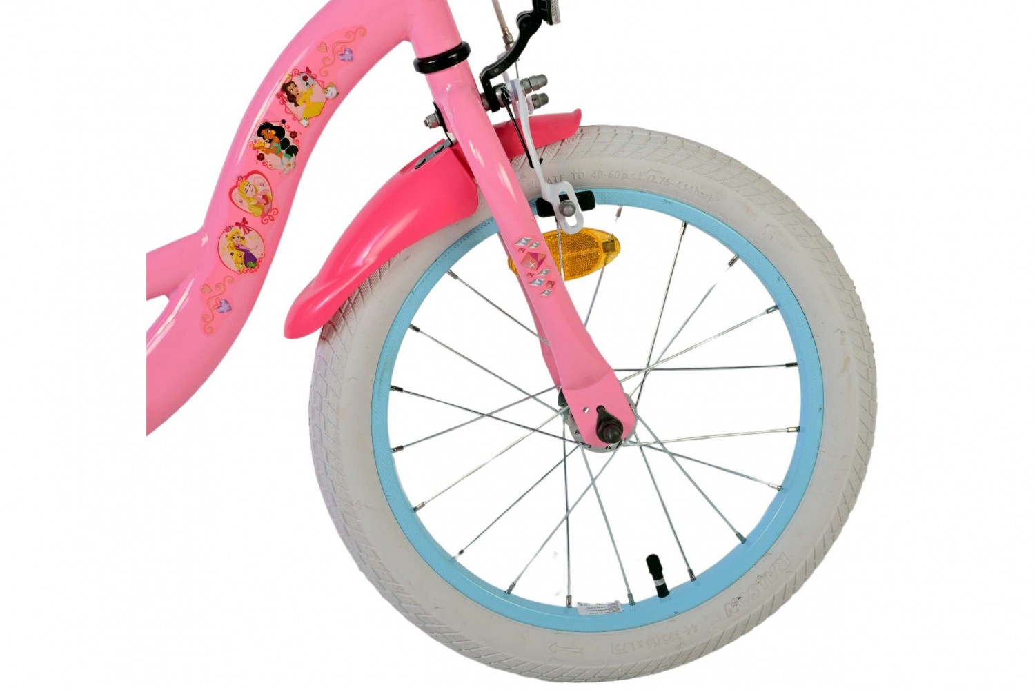Disney Princess Meisjesfiets 16 inch Roze | 2 handremmen Disney Princess Meisjesfiets 16 inch Roze | 2 handremmen