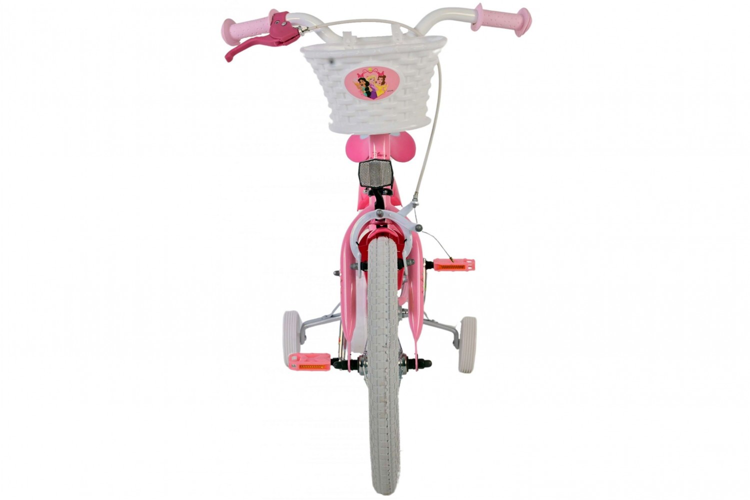 Disney Princess Meisjesfiets 16 inch Roze | 2 handremmen Disney Princess Meisjesfiets 16 inch Roze | 2 handremmen