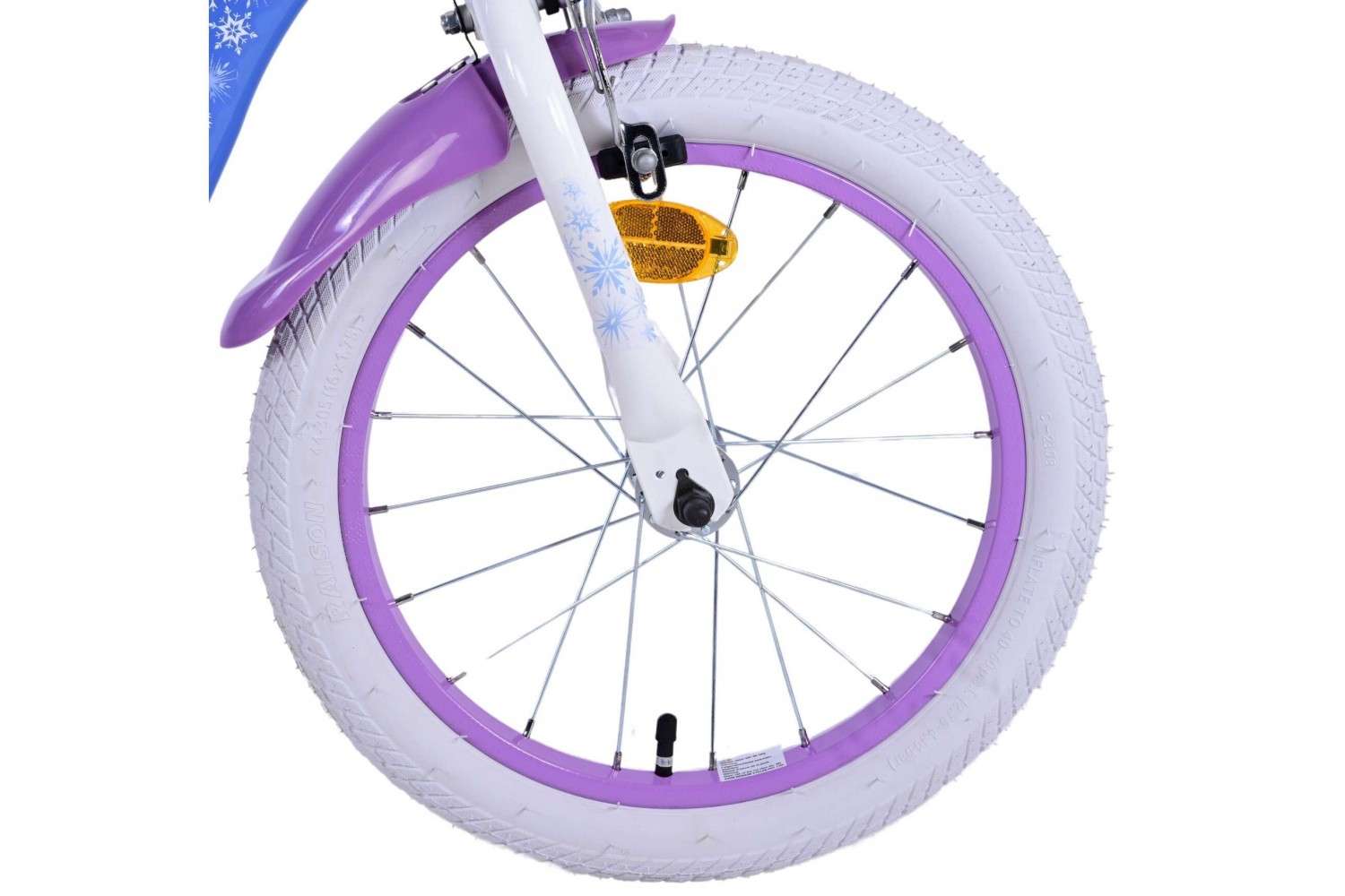 Disney Frozen 2 Kinderfiets Meisjes 16 inch Blauw Paars