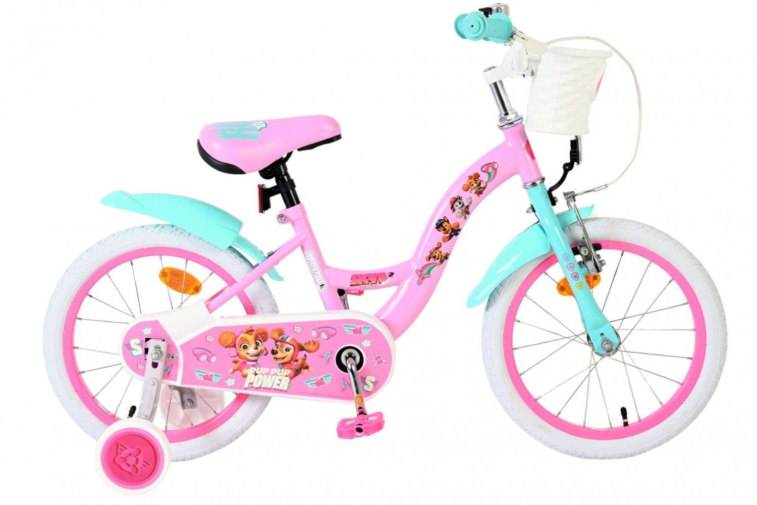 Paw Patrol Kinderfiets Meisjes 16 inch Roze