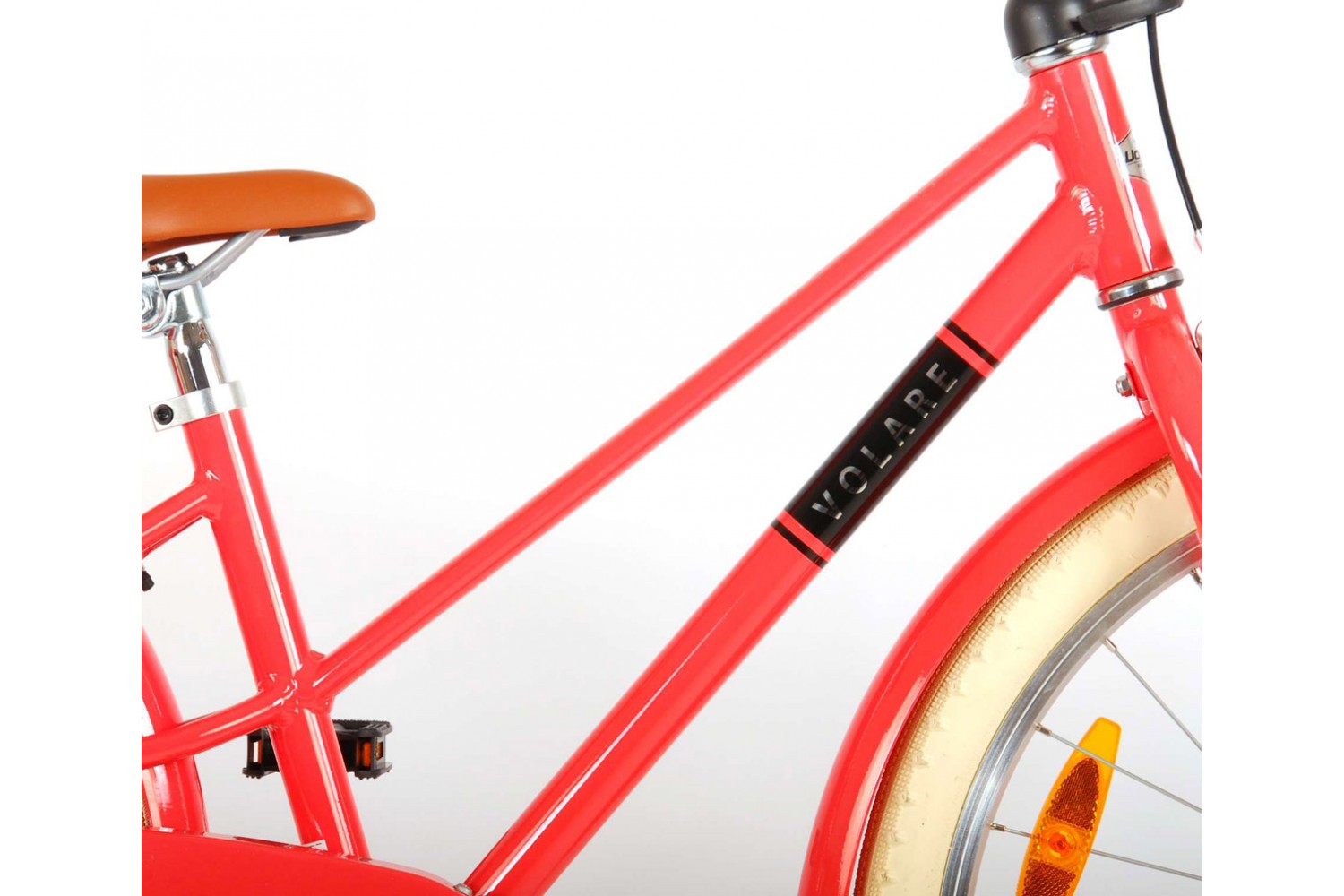 Volare Melody Meisjesfiets 24 inch Koraal Rood