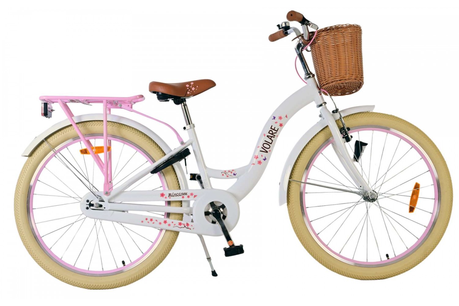 Volare Blossom Meisjesfiets 24 inch Wit Volare Blossom Meisjesfiets 24 inch Wit