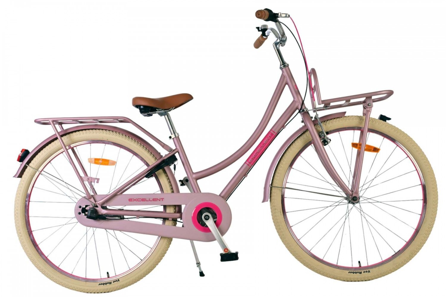 Volare Excellent Meisjesfiets 26 inch Roze 3 versnellingen