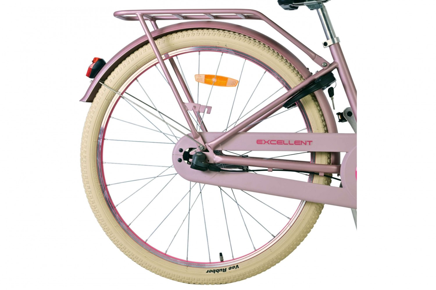 Volare Excellent Meisjesfiets 26 inch Roze 3 versnellingen