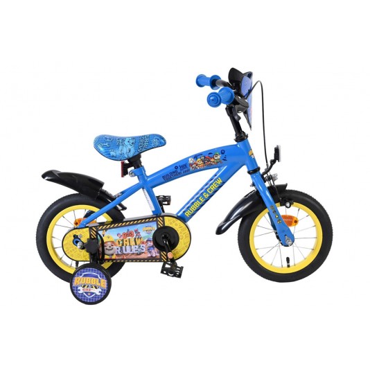 Rubble & Crew Kinderfiets Jongens 12 inch Blauw
