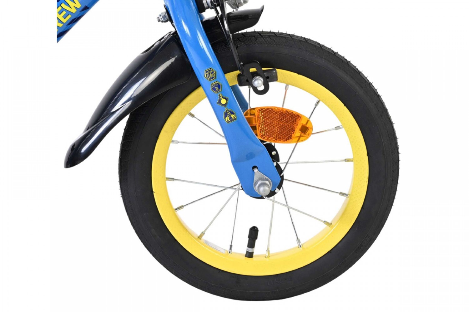 Rubble & Crew Kinderfiets Jongens 12 inch Blauw | Twee Handremmen