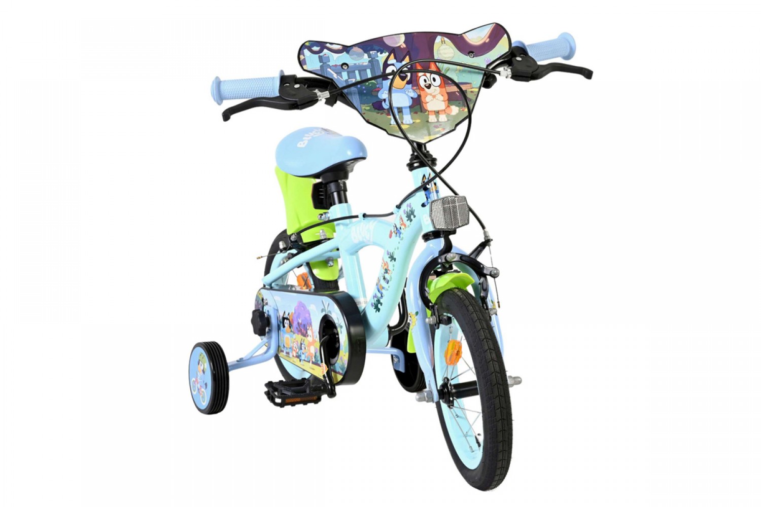 Bluey Kinderfiets 12 inch Lichtblauw | Twee Handremmen