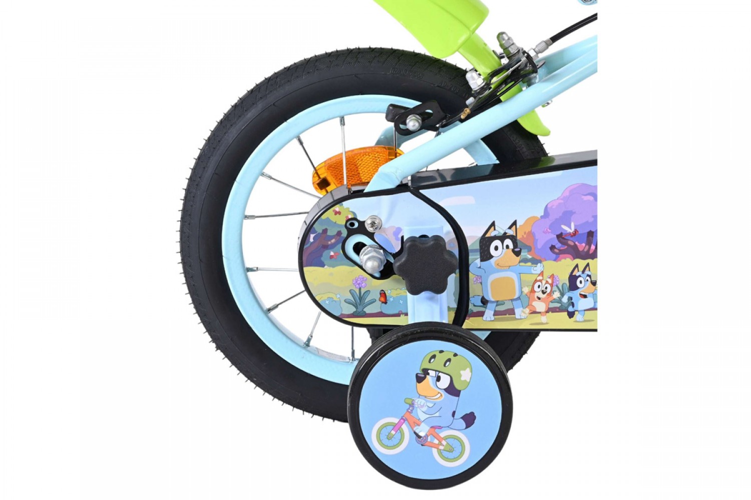 Bluey Kinderfiets 12 inch Lichtblauw | Twee Handremmen