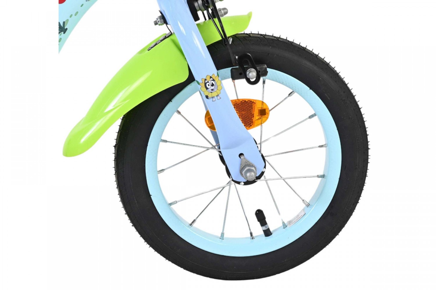 Bluey Kinderfiets 12 inch Lichtblauw | Twee Handremmen