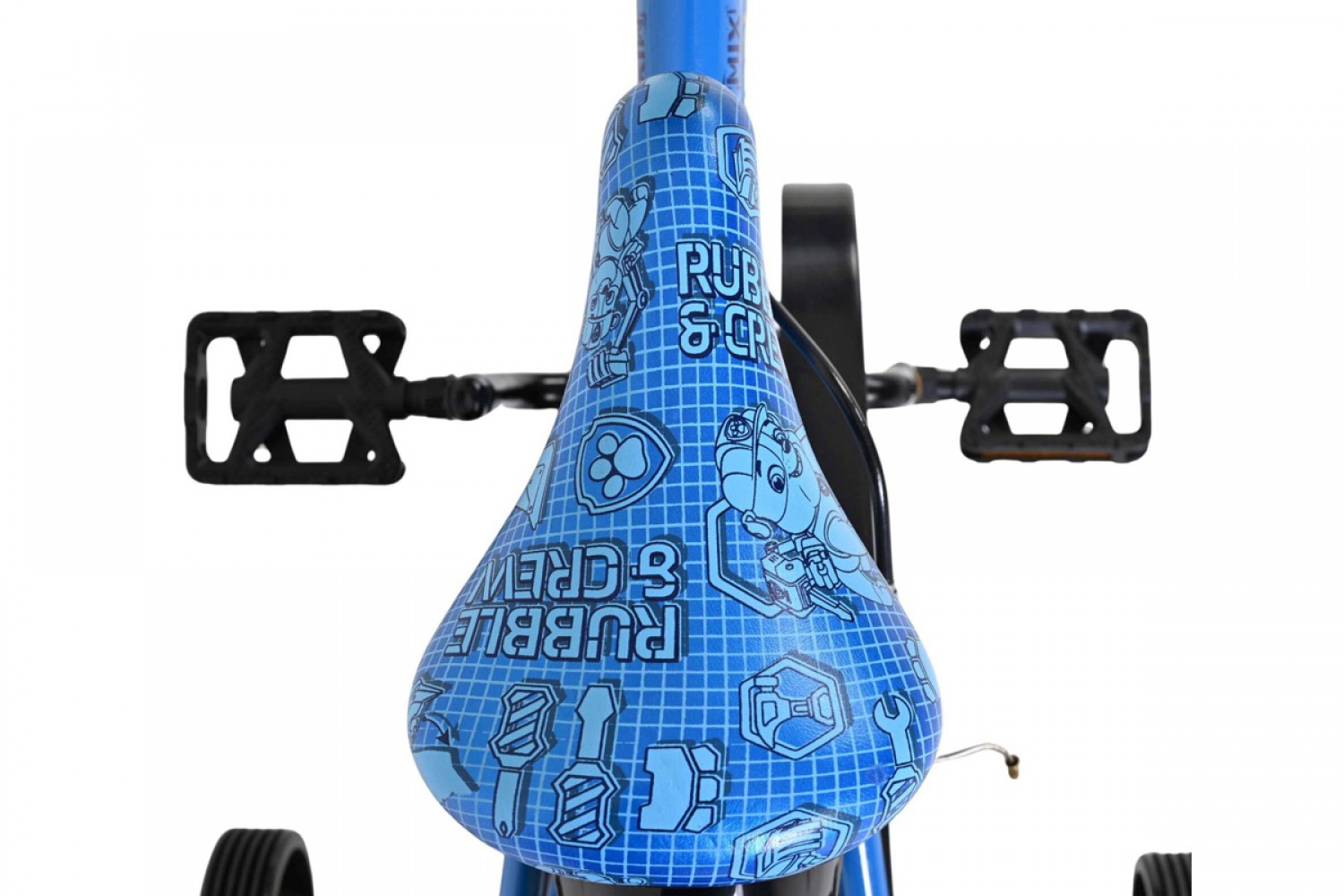 Rubble & Crew Kinderfiets Jongens 14 inch Blauw | Twee Handremmen