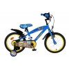 Rubble & Crew Kinderfiets Jongens 16 inch Blauw | Twee Handremmen