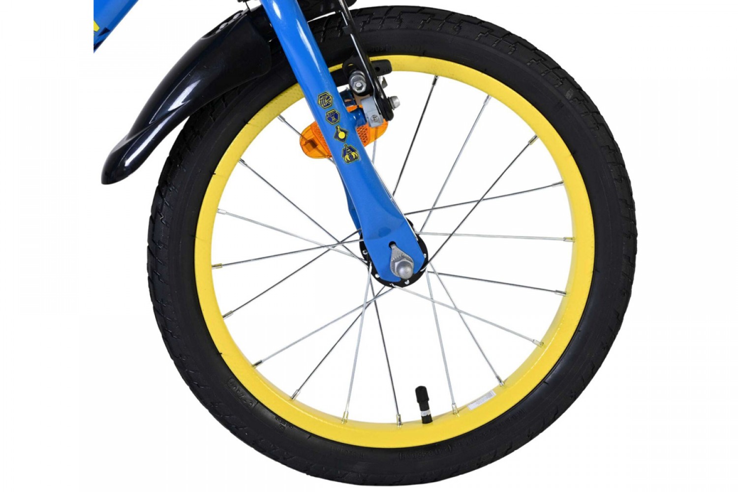Rubble & Crew Kinderfiets Jongens 16 inch Blauw | Twee Handremmen