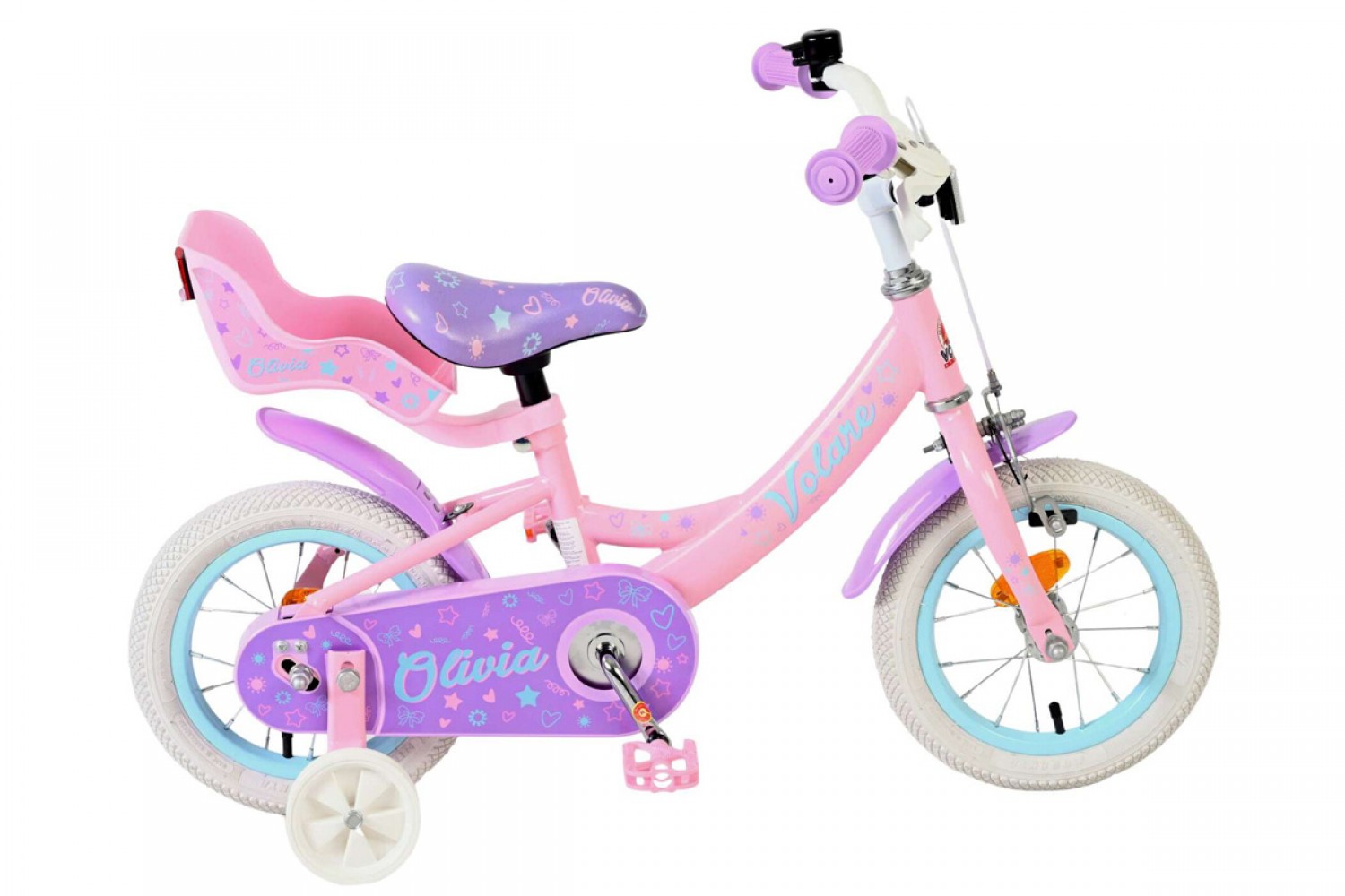 Volare Olivia Kinderfiets Meisjes 12 inch Roze