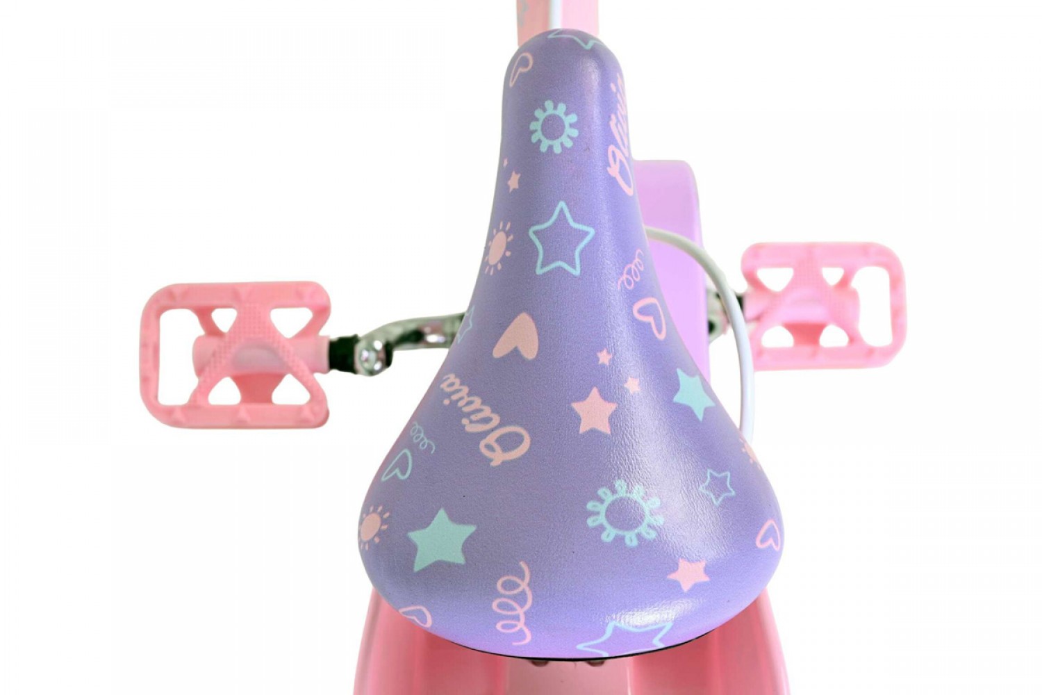 Volare Olivia Kinderfiets Meisjes 12 inch Roze | Twee Handremmen
