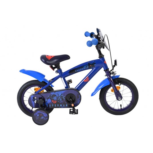 Superman Kinderfiets Jongens 12 inch Blauw