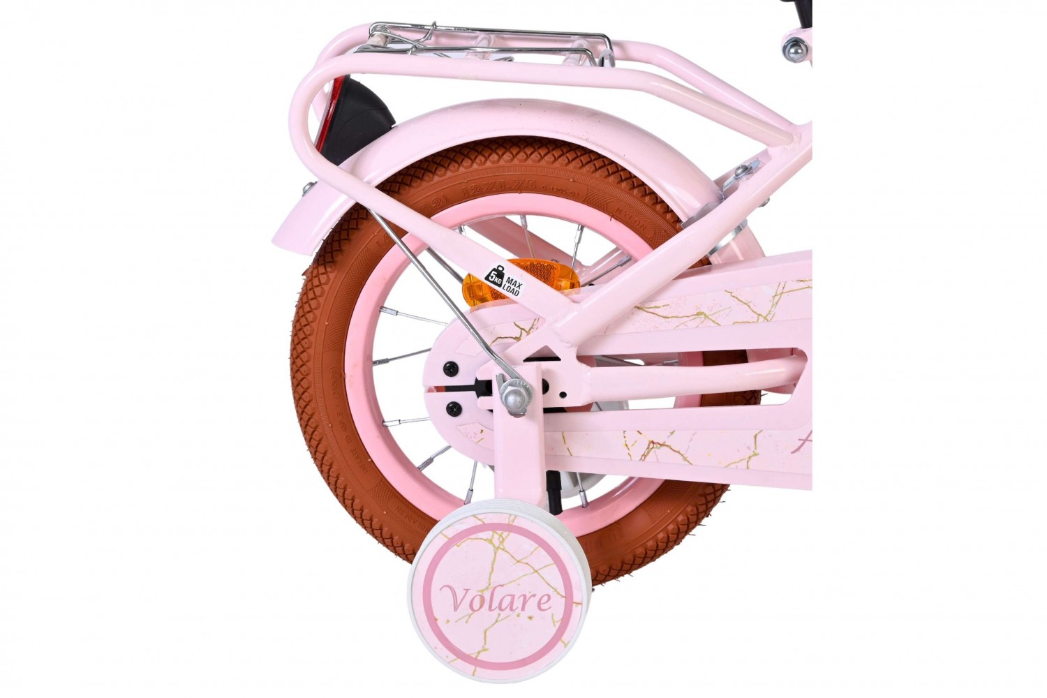 Volare Ashley Kinderfiets Meisjes 12 inch Roze