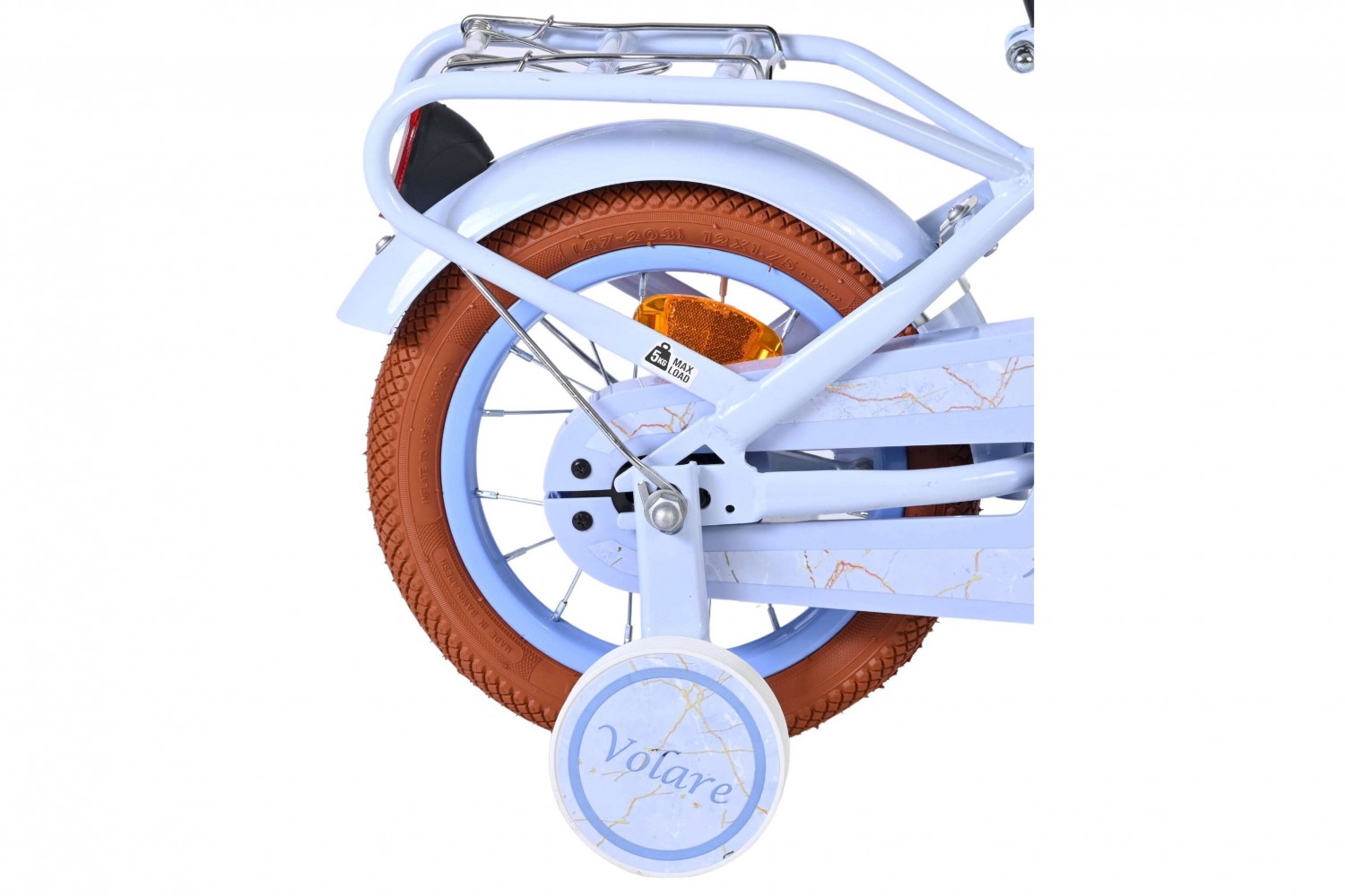 Volare Ashley Kinderfiets Meisjes 12 inch Pastel Blauw Volare Ashley Kinderfiets Meisjes 12 inch Pastel Blauw
