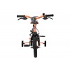 Volare Strike Kinderfiets Jongens 12 inch Zwart Oranje | Twee Handremmen