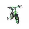 Volare Strike Kinderfiets Jongens 12 inch Zwart Groen | Twee Handremmen