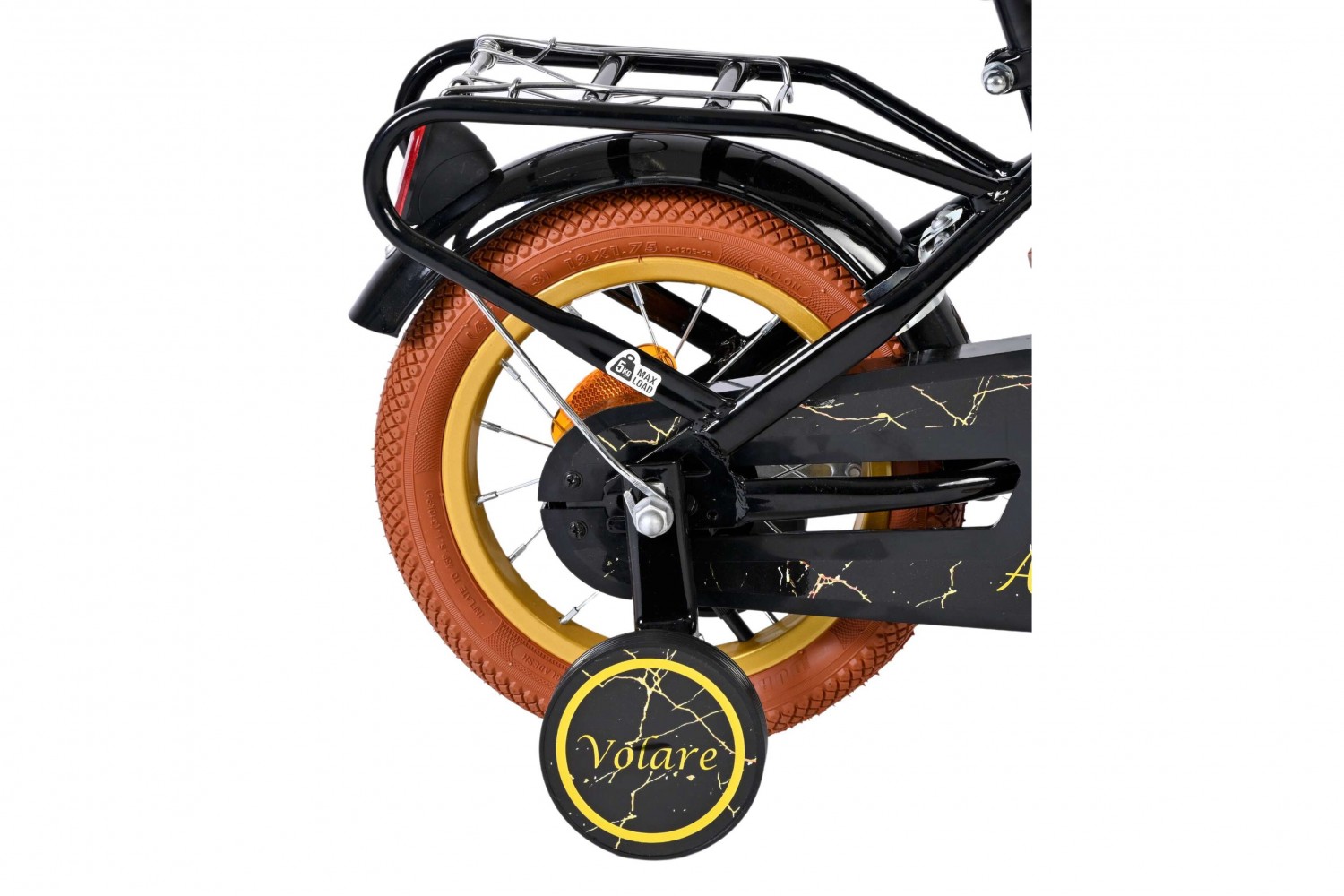 Volare Ashley Kinderfiets Meisjes 12 inch Zwart
