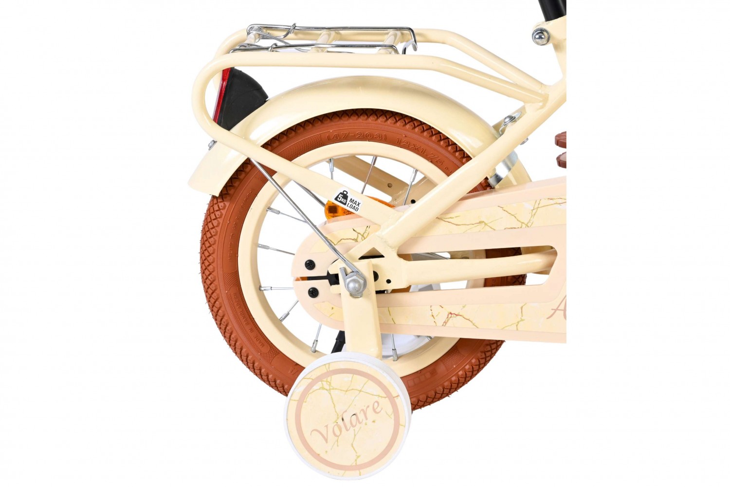 Volare Ashley Kinderfiets Meisjes 12 inch Creme