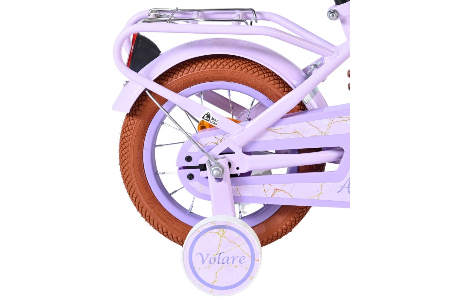 Volare Ashley Kinderfiets Meisjes 12 inch Lila Volare Ashley Kinderfiets Meisjes 12 inch Lila