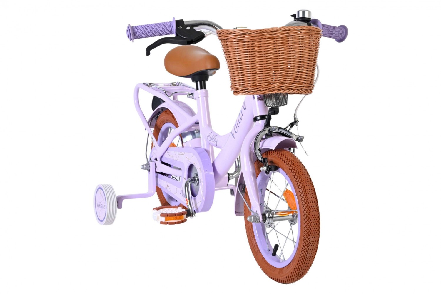 Volare Ashley Kinderfiets Meisjes 12 inch Lila Volare Ashley Kinderfiets Meisjes 12 inch Lila