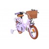 Volare Ashley Kinderfiets Meisjes 12 inch Lila | 2 Handremmen (Geen terugtraprem)