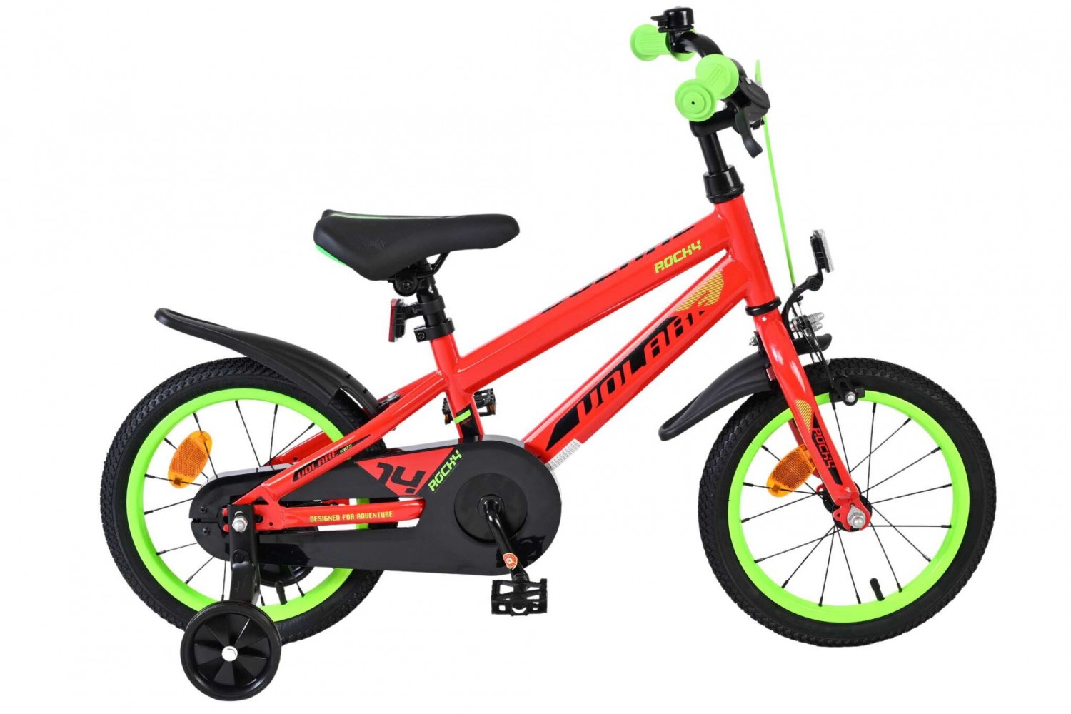 Volare Rocky Kinderfiets Jongens 14 inch Rood Volare Rocky Kinderfiets Jongens 14 inch Rood