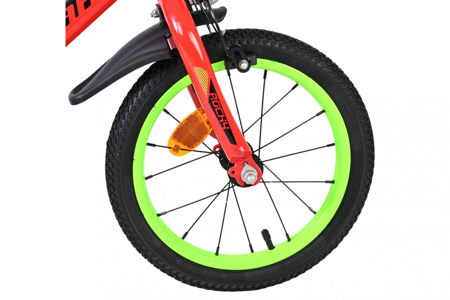 Volare Rocky Kinderfiets Jongens 14 inch Rood Volare Rocky Kinderfiets Jongens 14 inch Rood