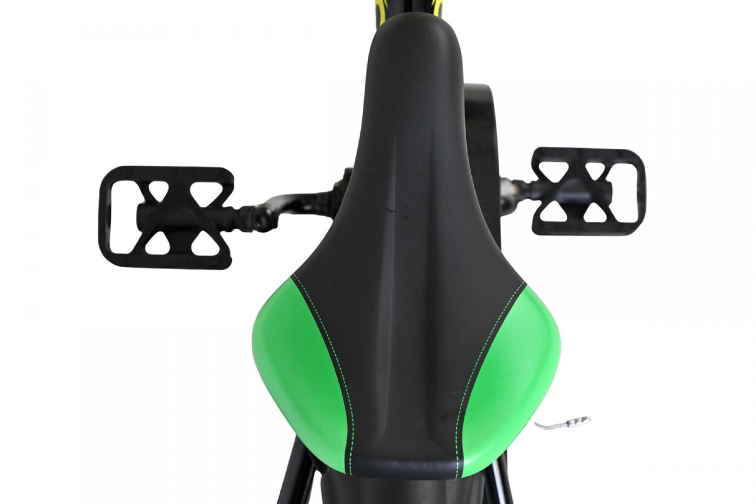 Volare Strike Kinderfiets Jongens 14 inch Zwart Groen | Twee Handremmen