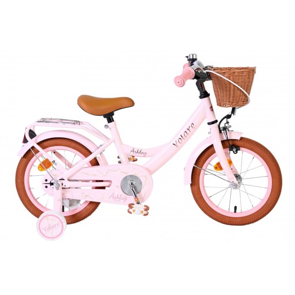 Volare Ashley Kinderfiets Meisjes 14 inch Roze