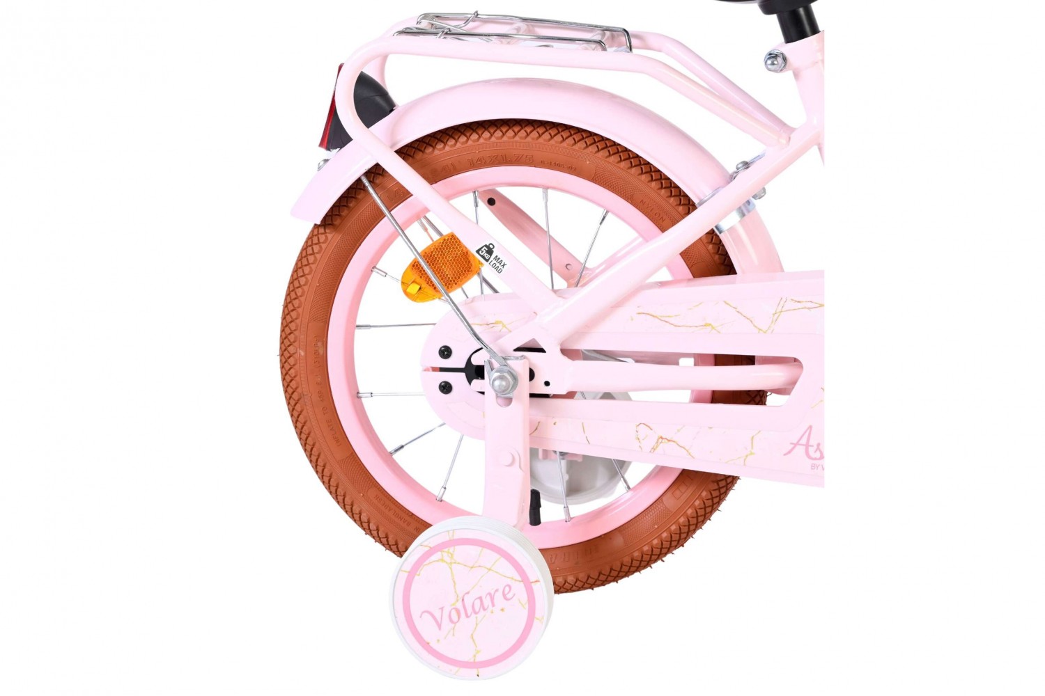 Volare Ashley Kinderfiets Meisjes 14 inch Roze