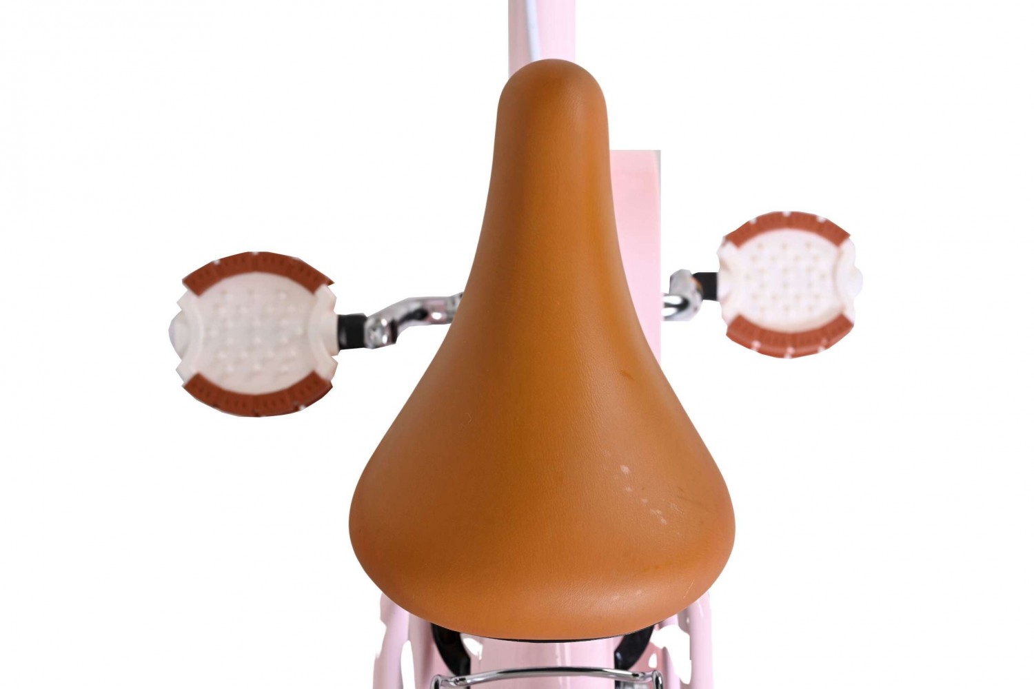 Volare Ashley Kinderfiets Meisjes 14 inch Roze | 2 Handremmen (Geen terugtraprem)