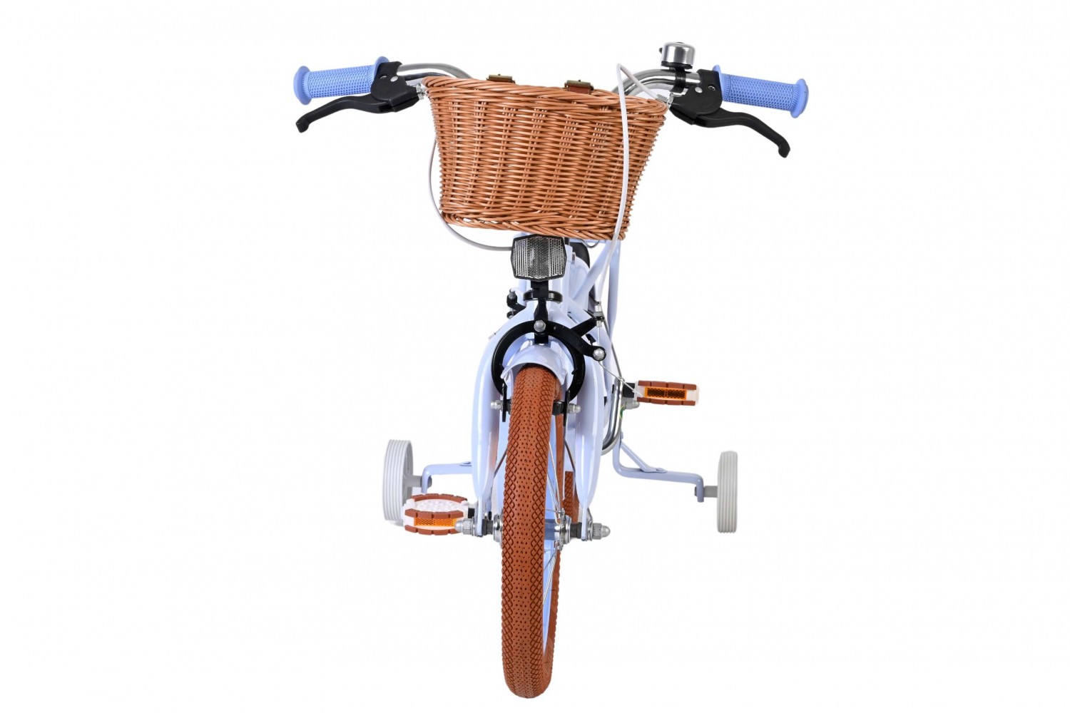 Volare Ashley Kinderfiets Meisjes 14 inch Pastel Blauw | 2 Handremmen (Geen terugtraprem)