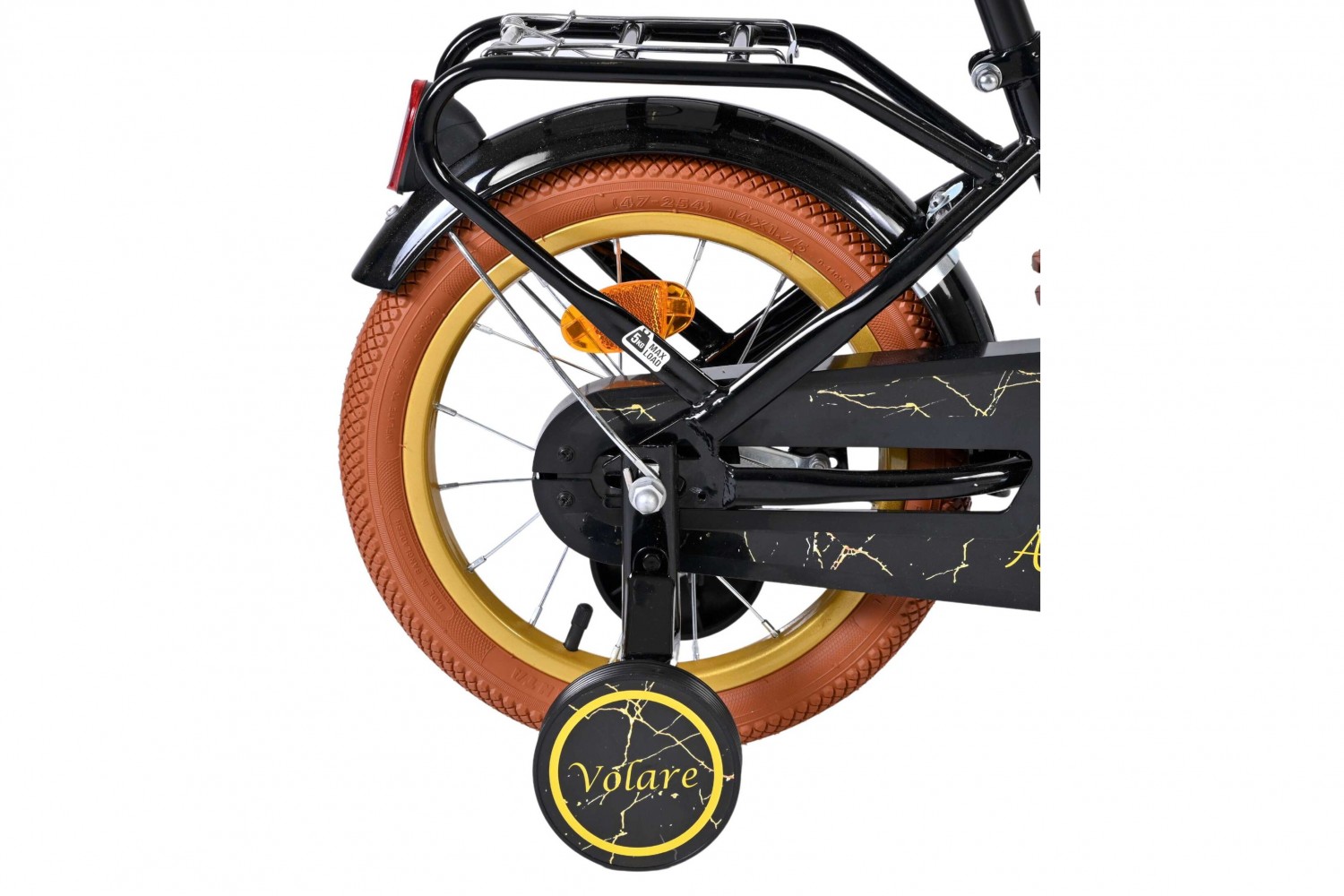 Volare Ashley Kinderfiets Meisjes 14 inch Zwart