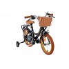 Volare Ashley Kinderfiets Meisjes 14 inch Zwart | 2 Handremmen (Geen terugtraprem)