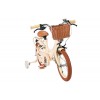Volare Ashley Kinderfiets Meisjes 14 inch Creme | 2 Handremmen (Geen terugtraprem)