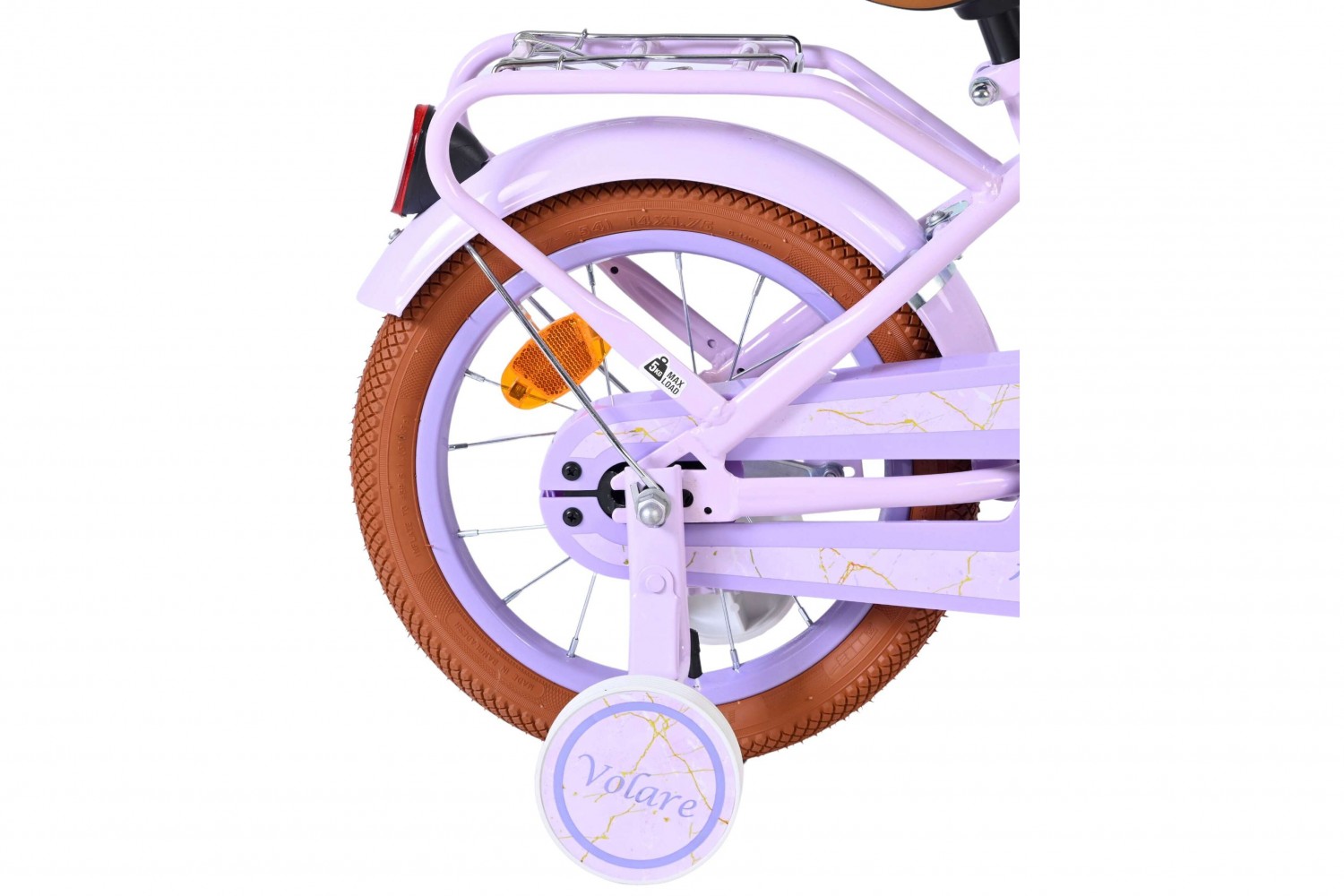 Volare Ashley Kinderfiets Meisjes 14 inch Lila