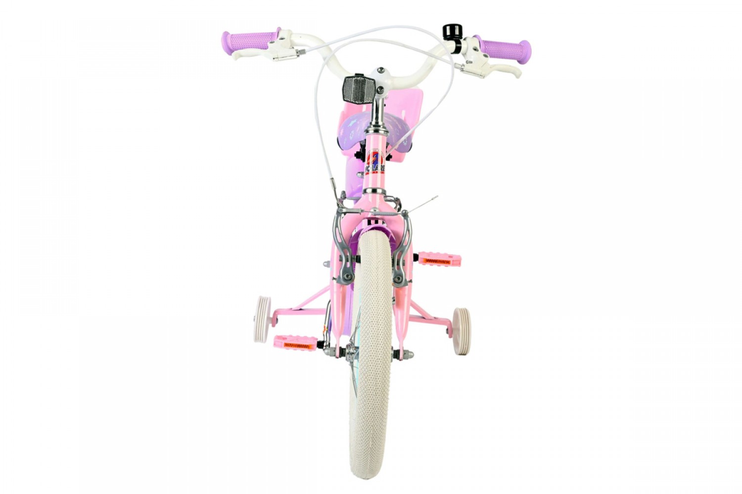Volare Olivia Kinderfiets Meisjes 16 inch Roze | Twee Handremmen