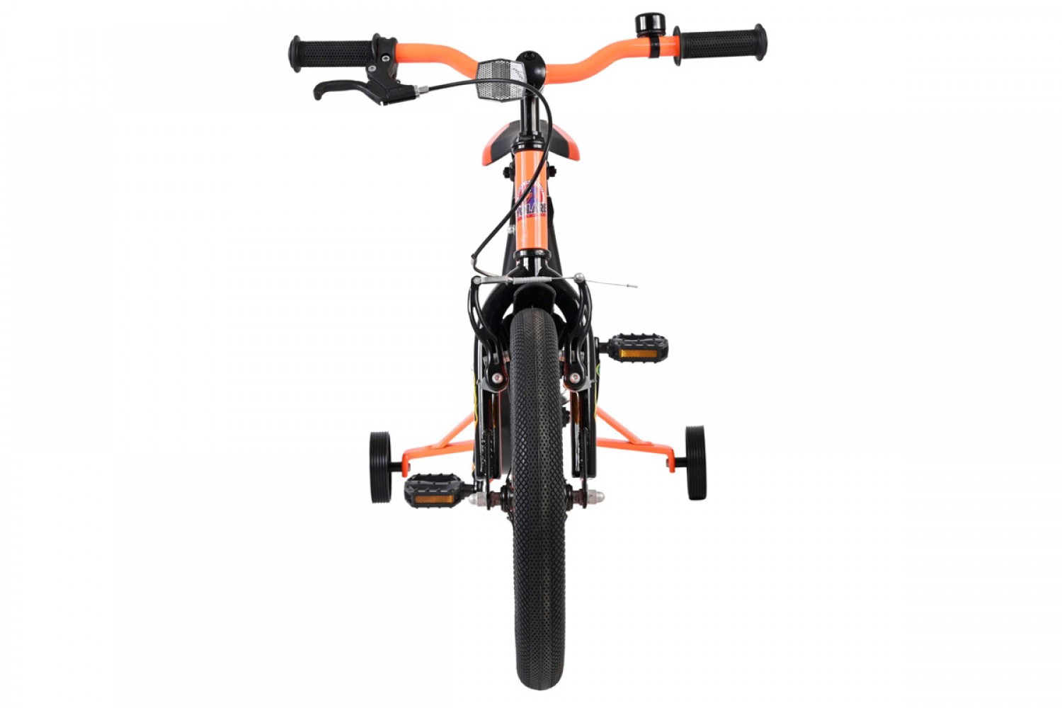 Volare Strike Kinderfiets Jongens 16 inch Zwart Oranje