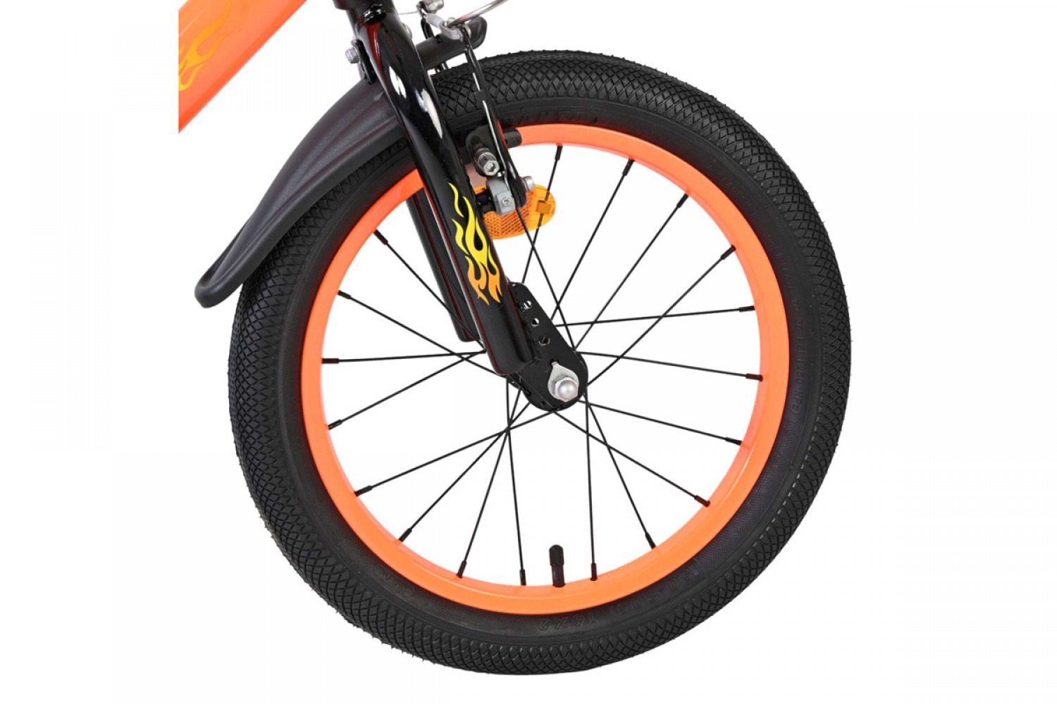 Volare Strike Kinderfiets Jongens 16 inch Zwart Oranje