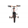Volare Strike Kinderfiets Jongens 16 inch Zwart Oranje | Twee Handremmen